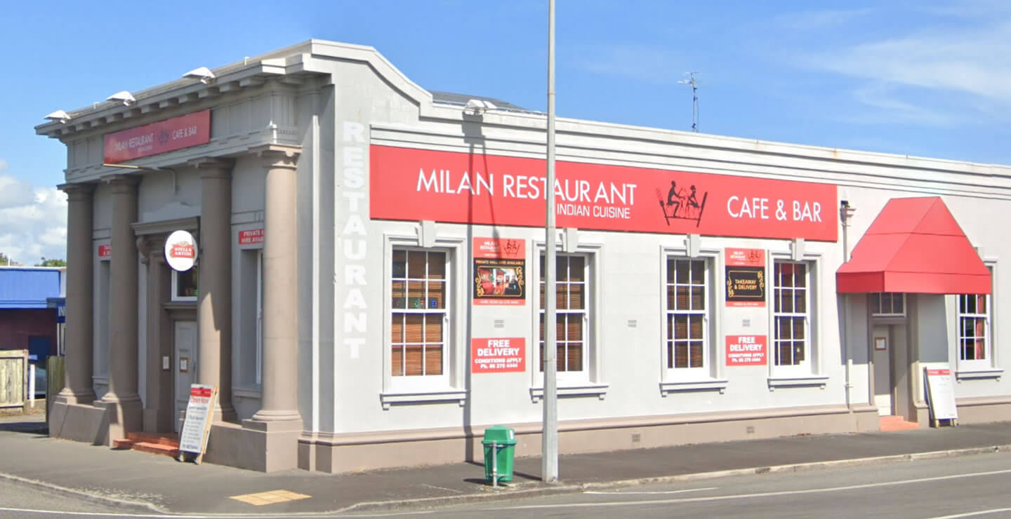 High Street Locaton Of Milan Restaurant In Hawera Taranaki NZ
